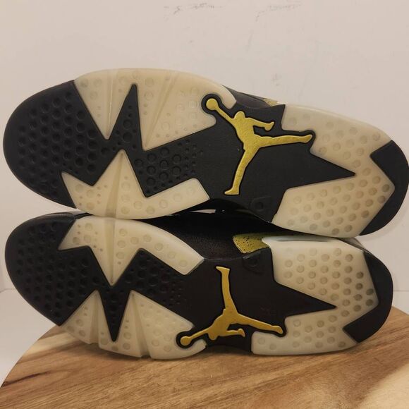 Air Jordan Flight Club 91 Black Metallic Gold Men's Size 11 - Picture 8 of 10